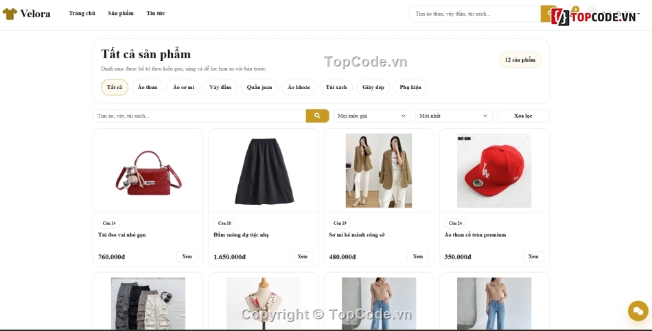 website,website thời trang,web bán thời trang